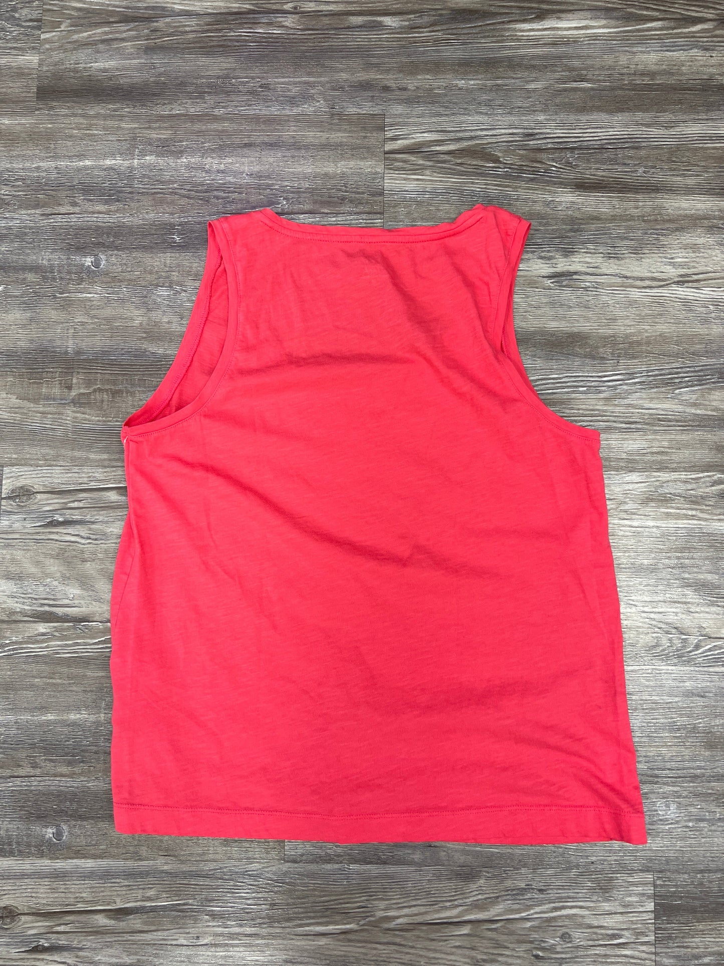 Top Sleeveless By J. Crew In Coral, Size: M