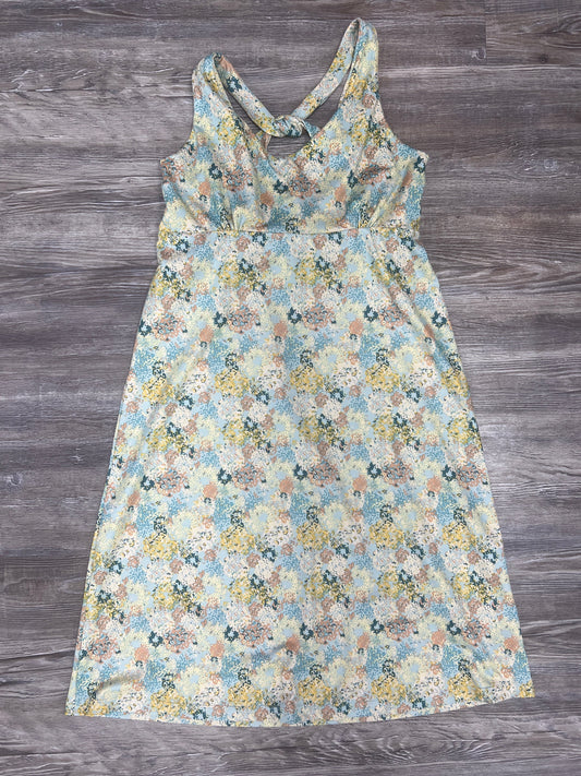 Floral Print Dress Casual Short Patagonia, Size S