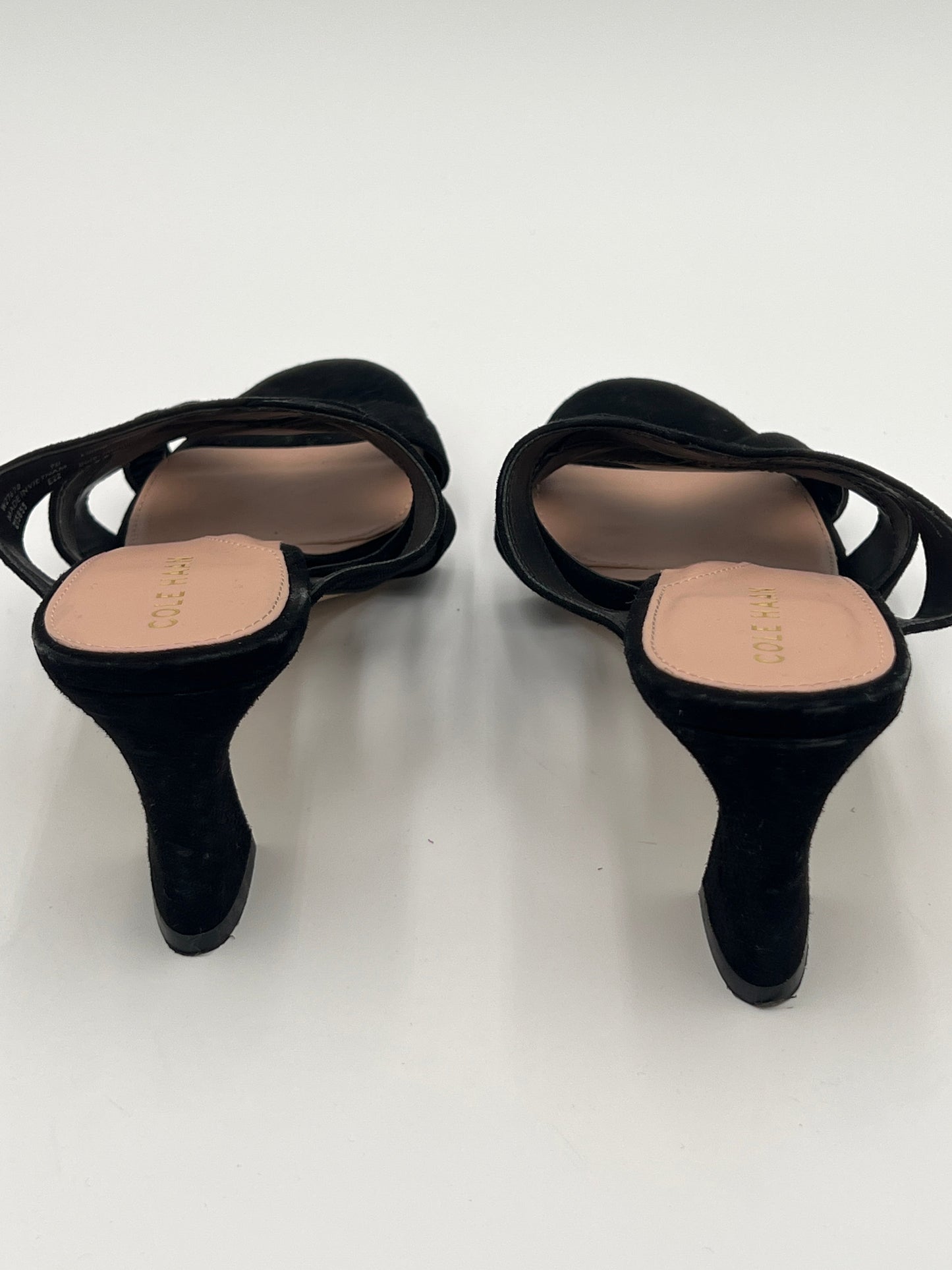 Sandals Heels Block By Cole-haan In Black, Size: 9