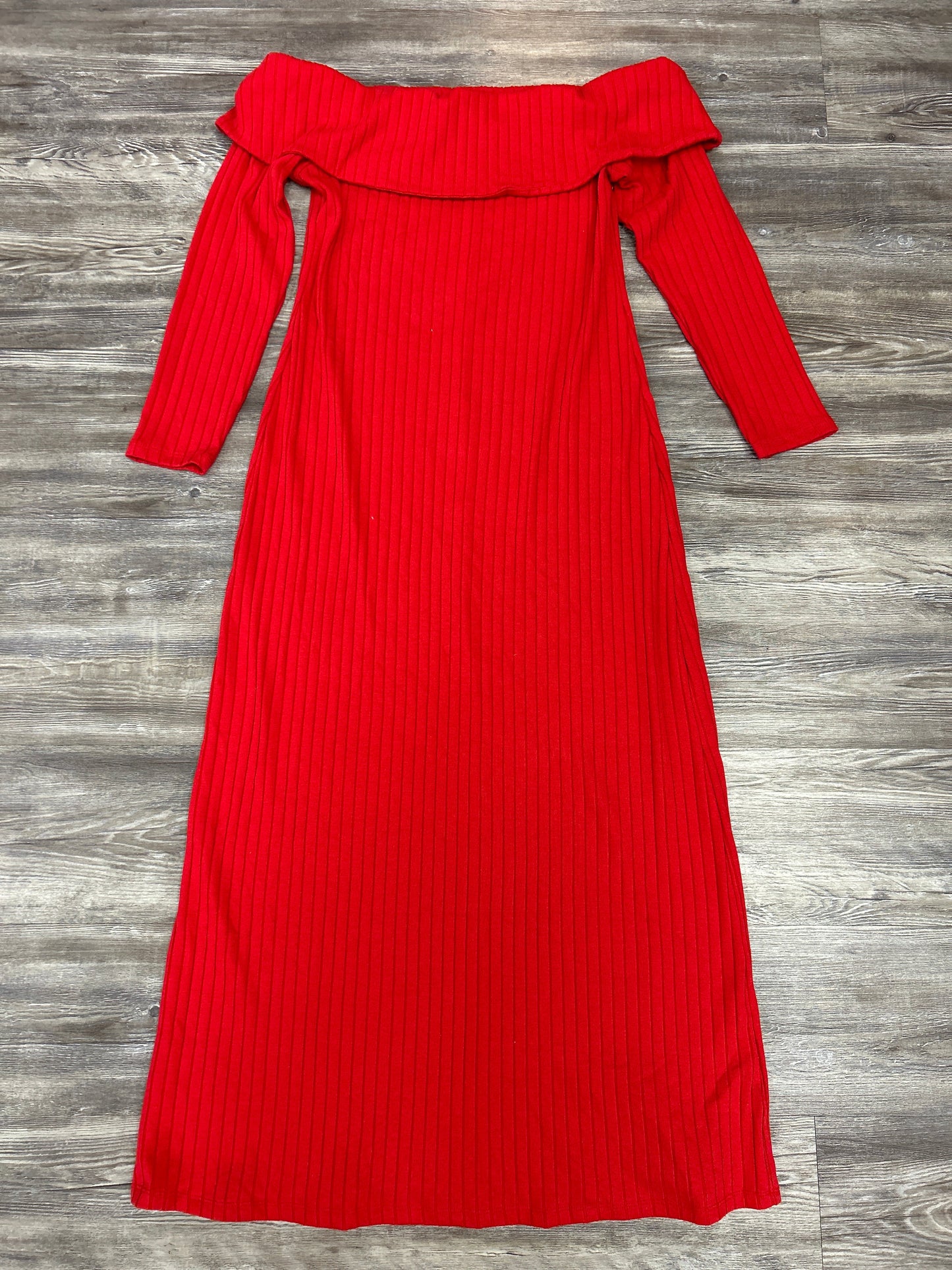 Dress Casual Maxi By Old Navy In Red, Size: L