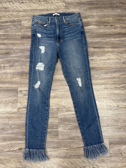 Jeans Designer By Good American In Blue Denim, Size: 10