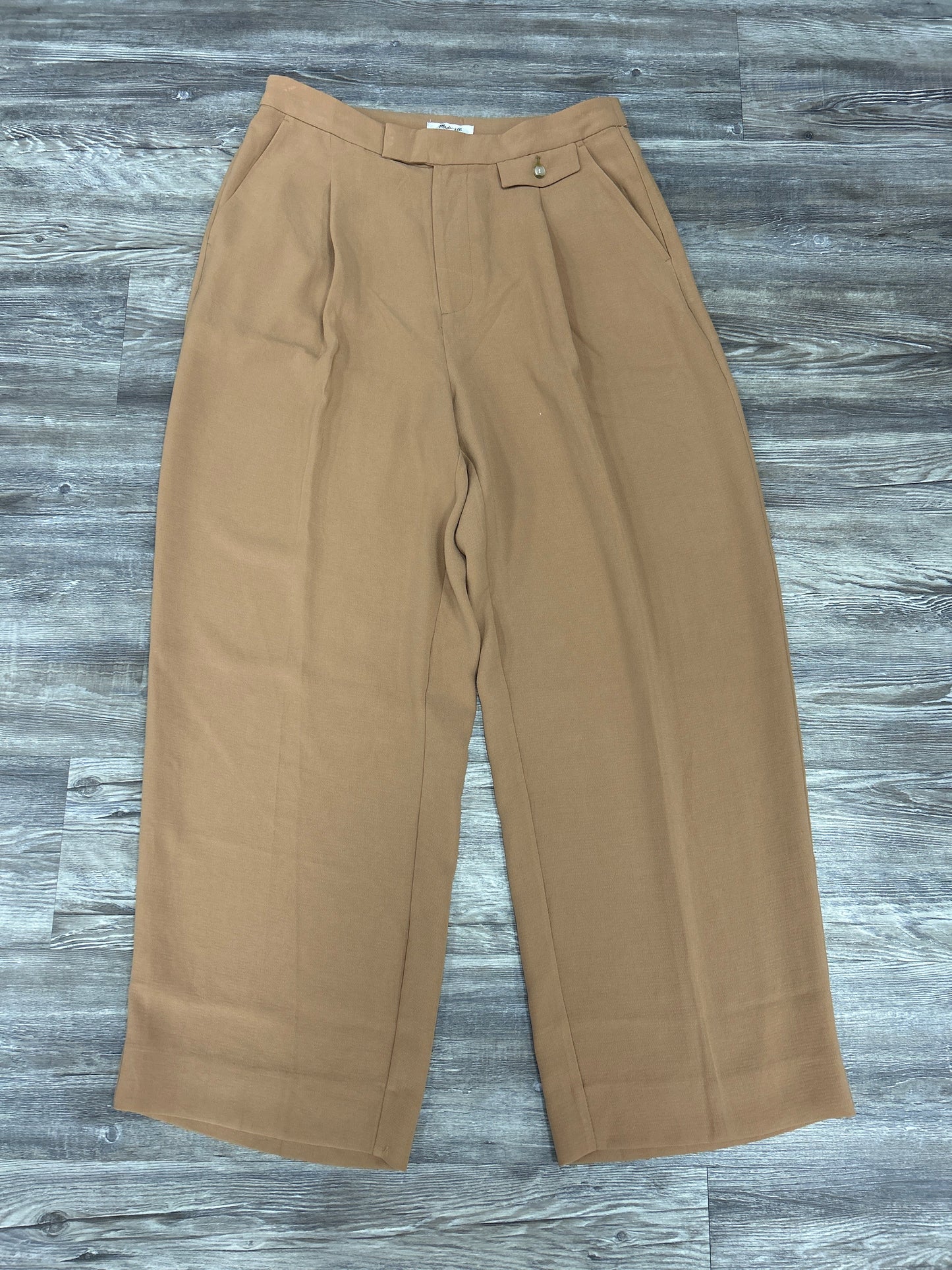 Pants Cropped By Madewell In Tan, Size: 12