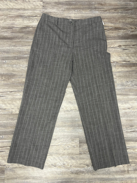 Pants Wide Leg By Top Shop In Plaid Pattern, Size: 12