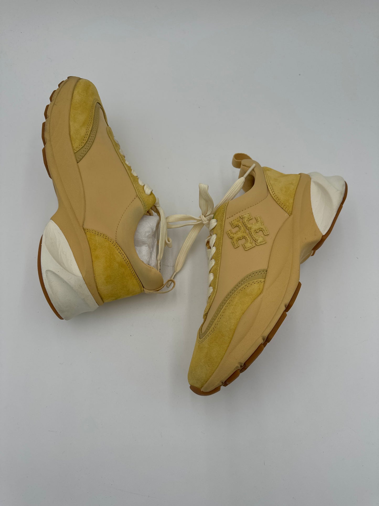 Shoes Sneakers By Tory Burch In Yellow, Size: 8.5