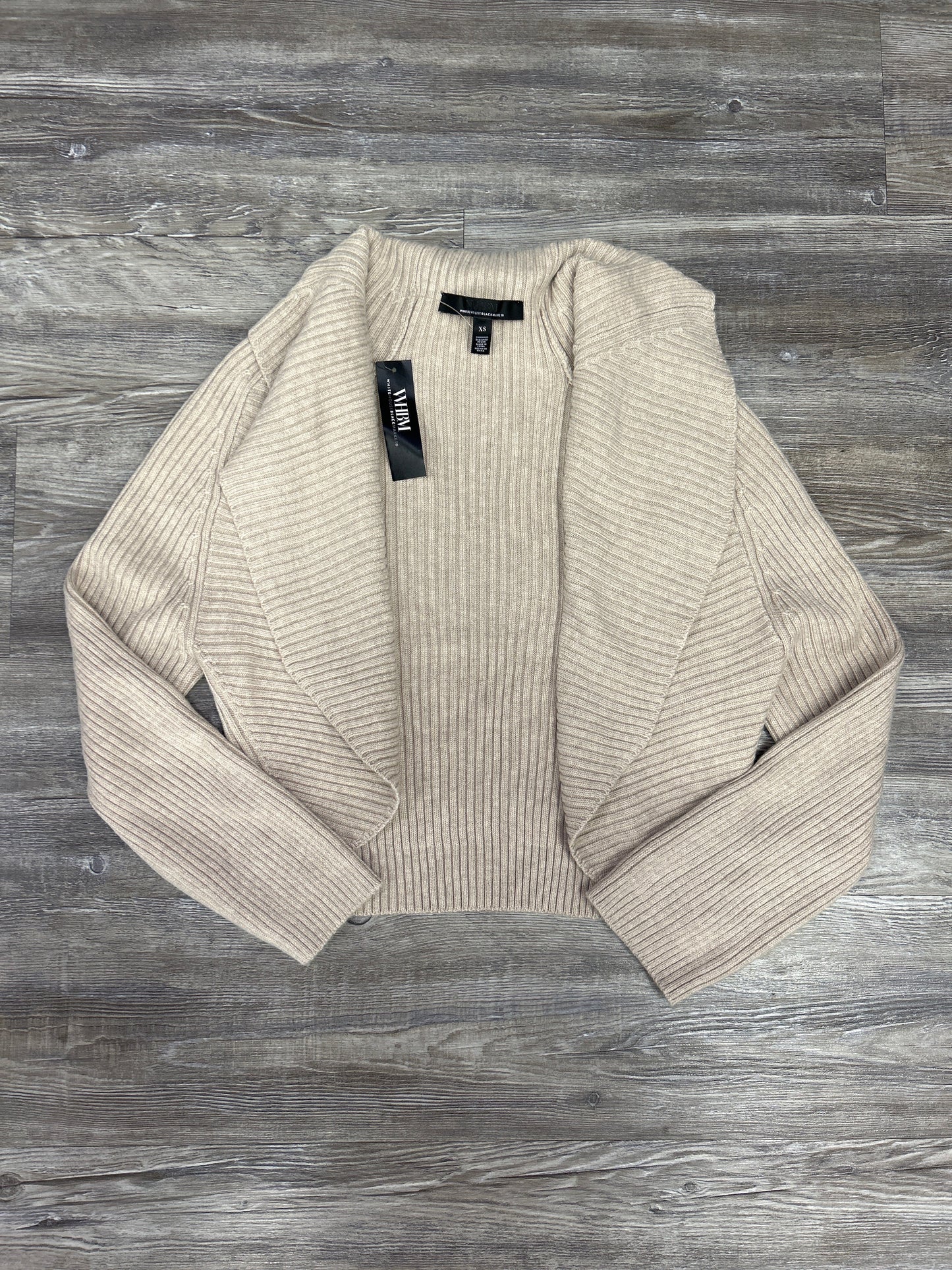 Sweater Cardigan By White House Black Market In Tan, Size: Xs