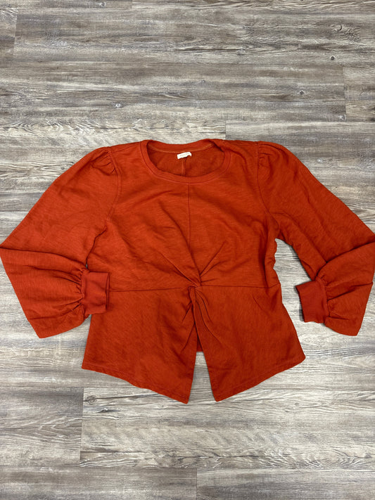 Sweater By Pilcro In Orange, Size: 1x