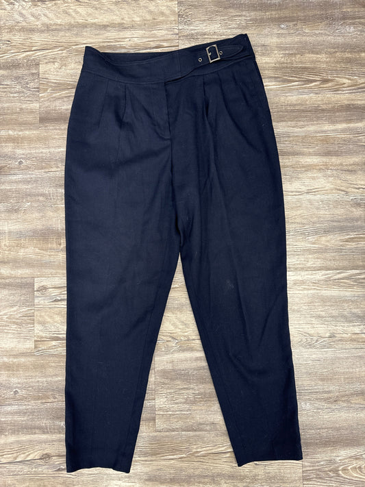 Pants Cropped By Anthropologie In Navy, Size: 6