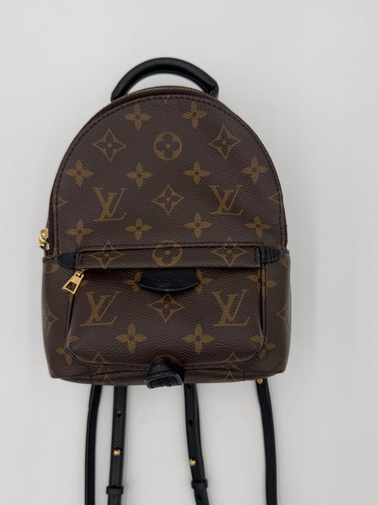 Backpack Luxury Designer By Louis Vuitton, Size: Small