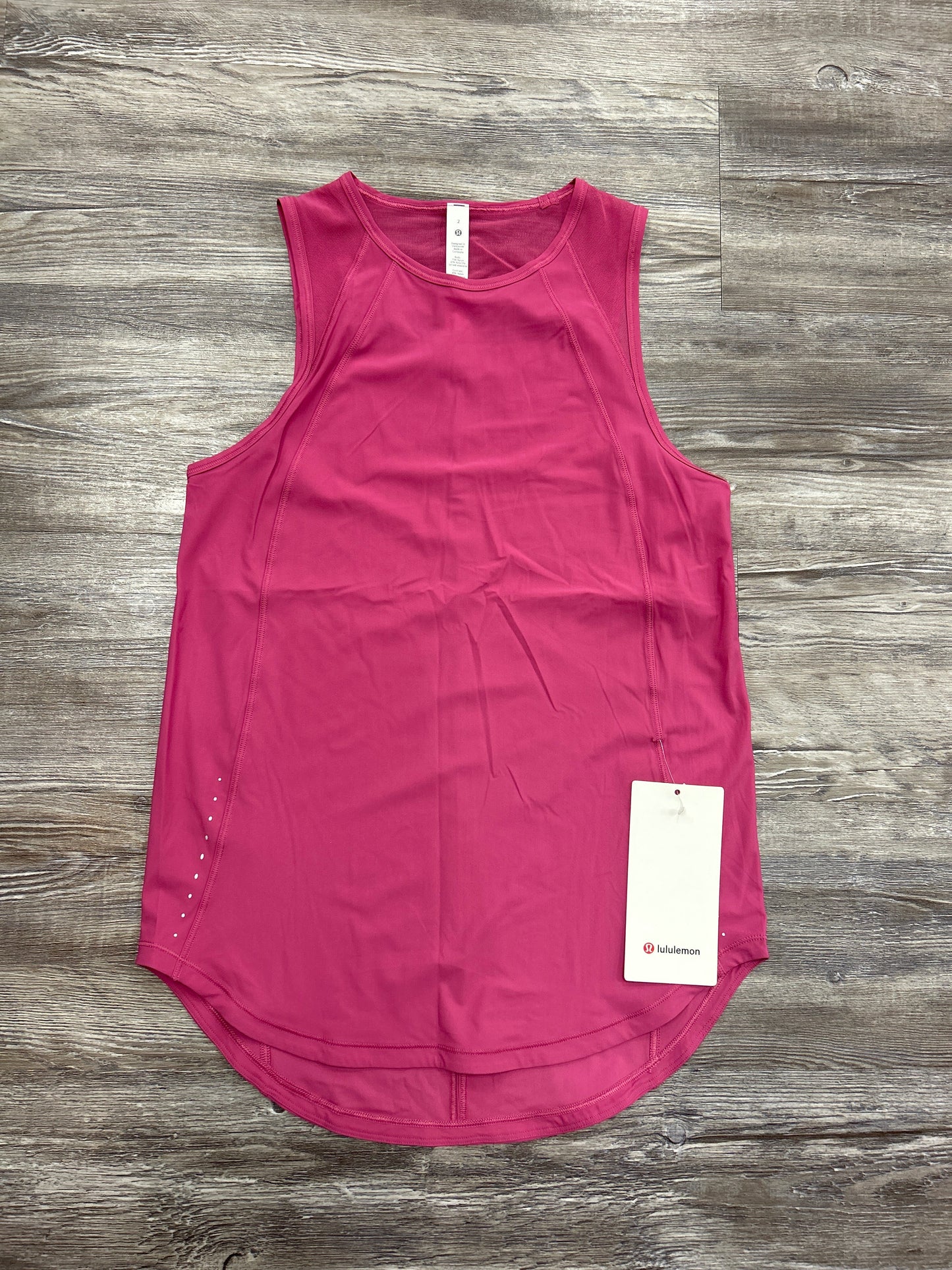 Athletic Tank Top By Lululemon In Pink, Size: 2