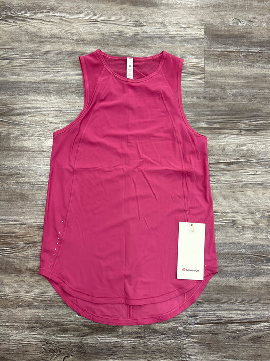 Athletic Tank Top By Lululemon In Pink, Size: 2