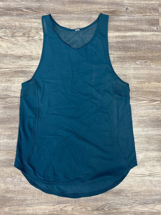 Athletic Tank Top By Lululemon In Blue, Size: S