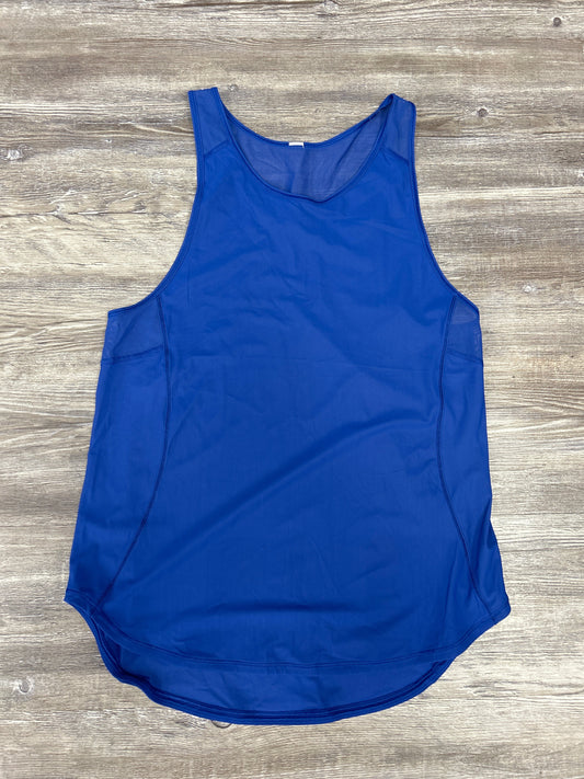 Athletic Tank Top By Lululemon In Blue, Size: S