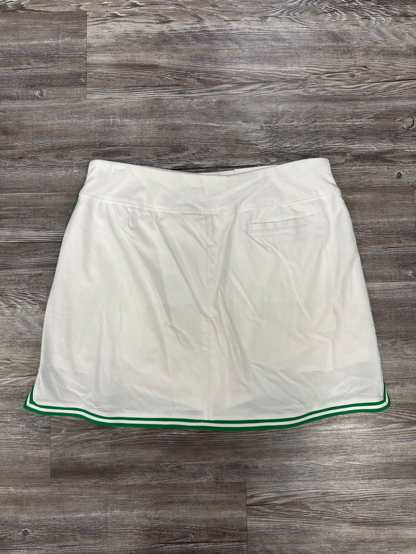 Skort By Lady Hagen In White Green, Size: Xl