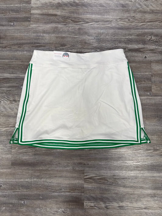 Skort By Lady Hagen In White Green, Size: Xl