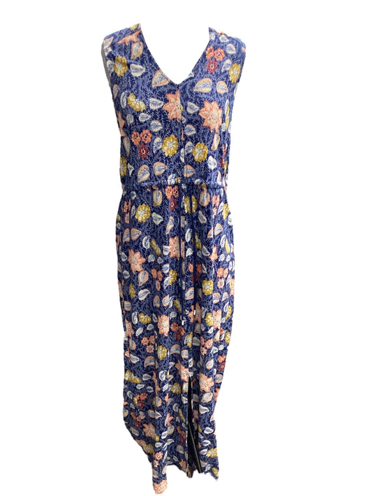 Floral Print Dress Casual Maxi Lucky Brand, Size L