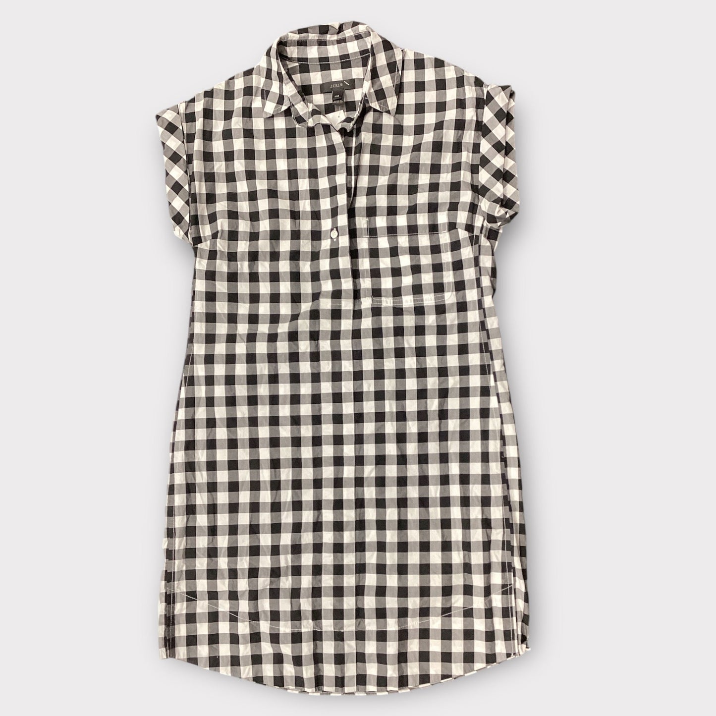 Dress Casual Midi By J. Crew In Plaid Pattern, Size: Xxs