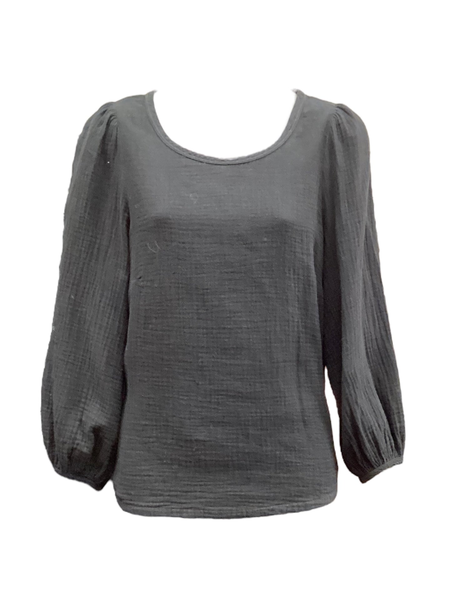 Top Long Sleeve By Universal Thread In Black, Size: Xs