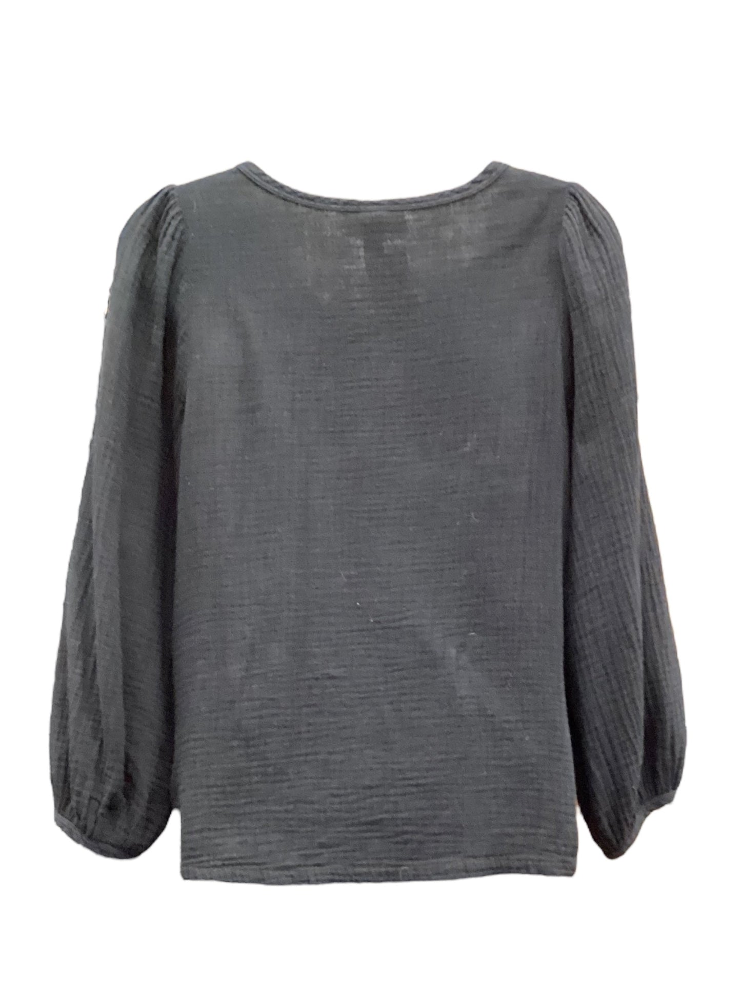 Top Long Sleeve By Universal Thread In Black, Size: Xs