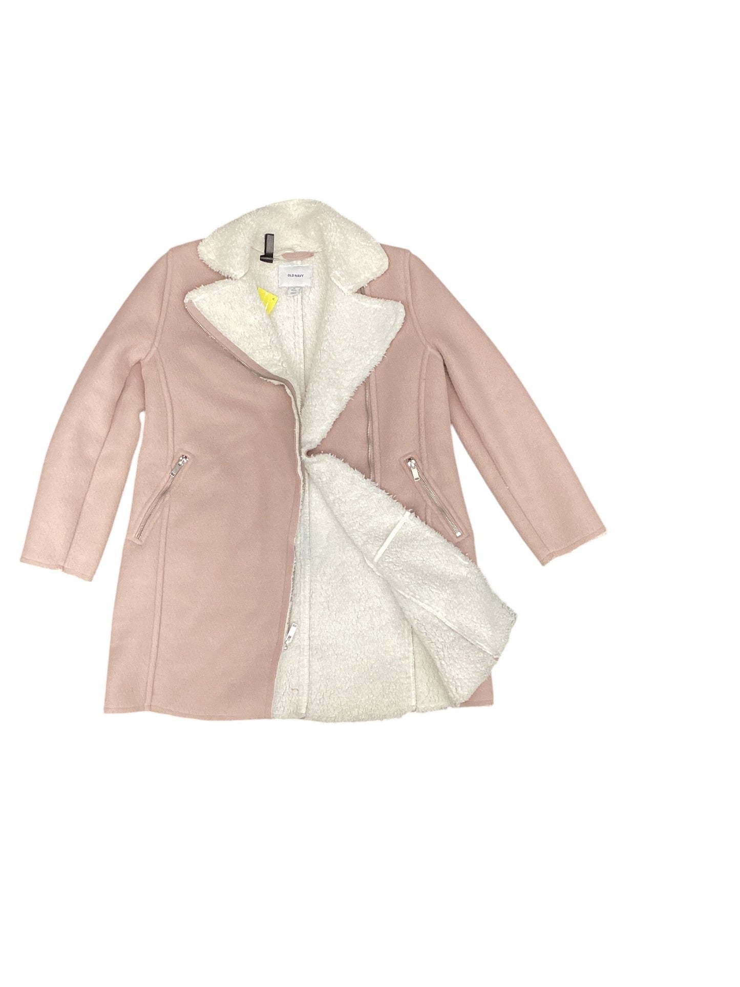 Coat Wool By Old Navy In Pink, Size: Xsp