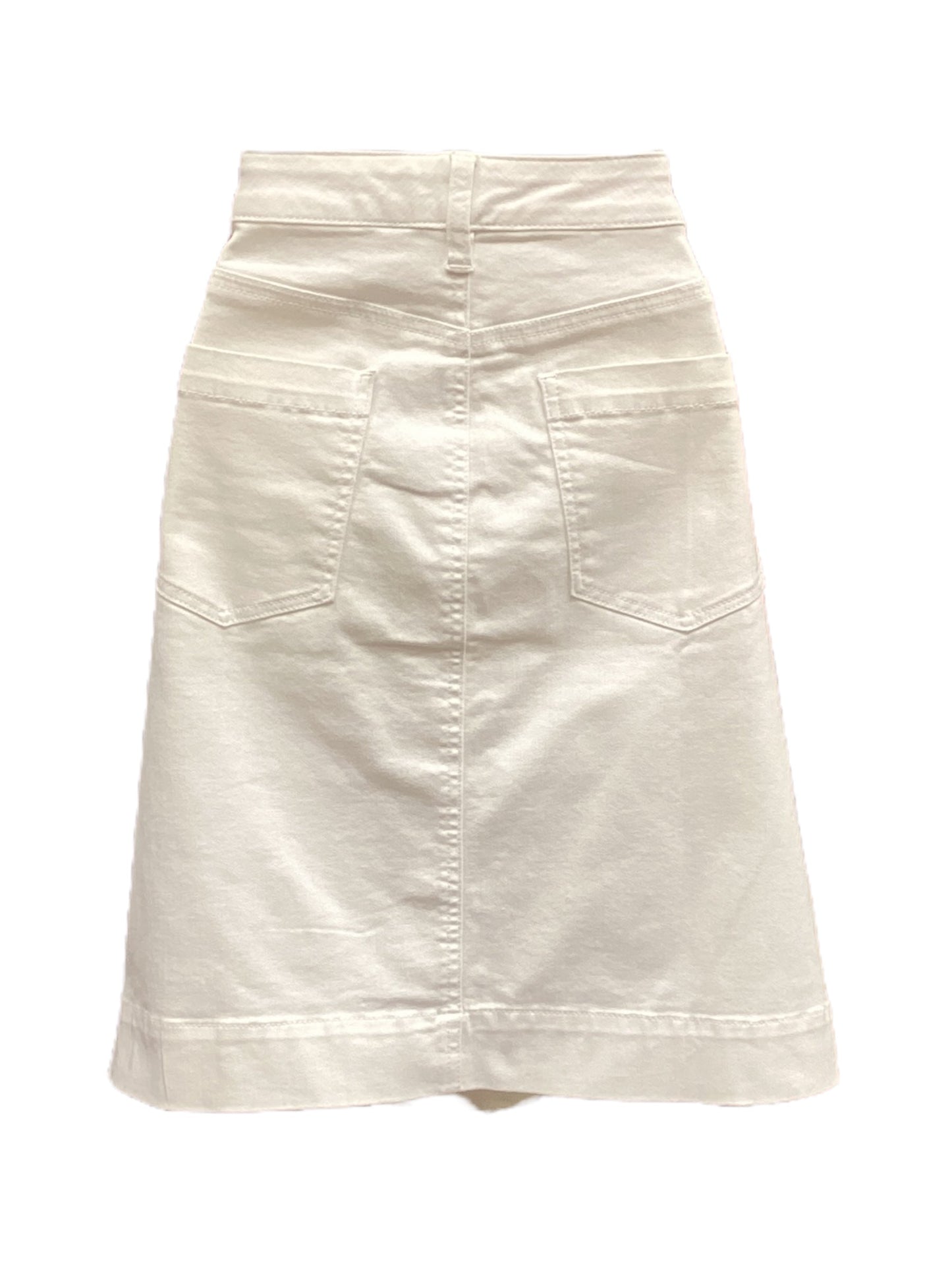 Skirt Midi By Talbots In White, Size: 8