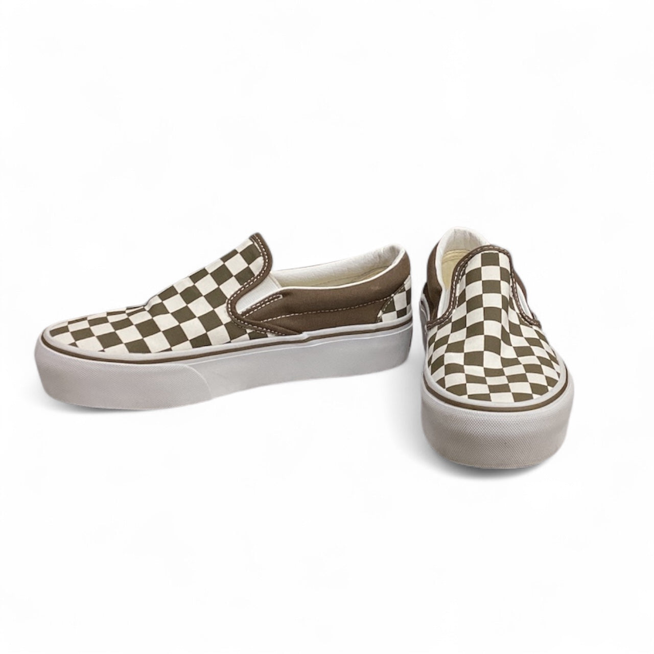 Shoes Sneakers By Vans In Checkered Pattern, Size: 7