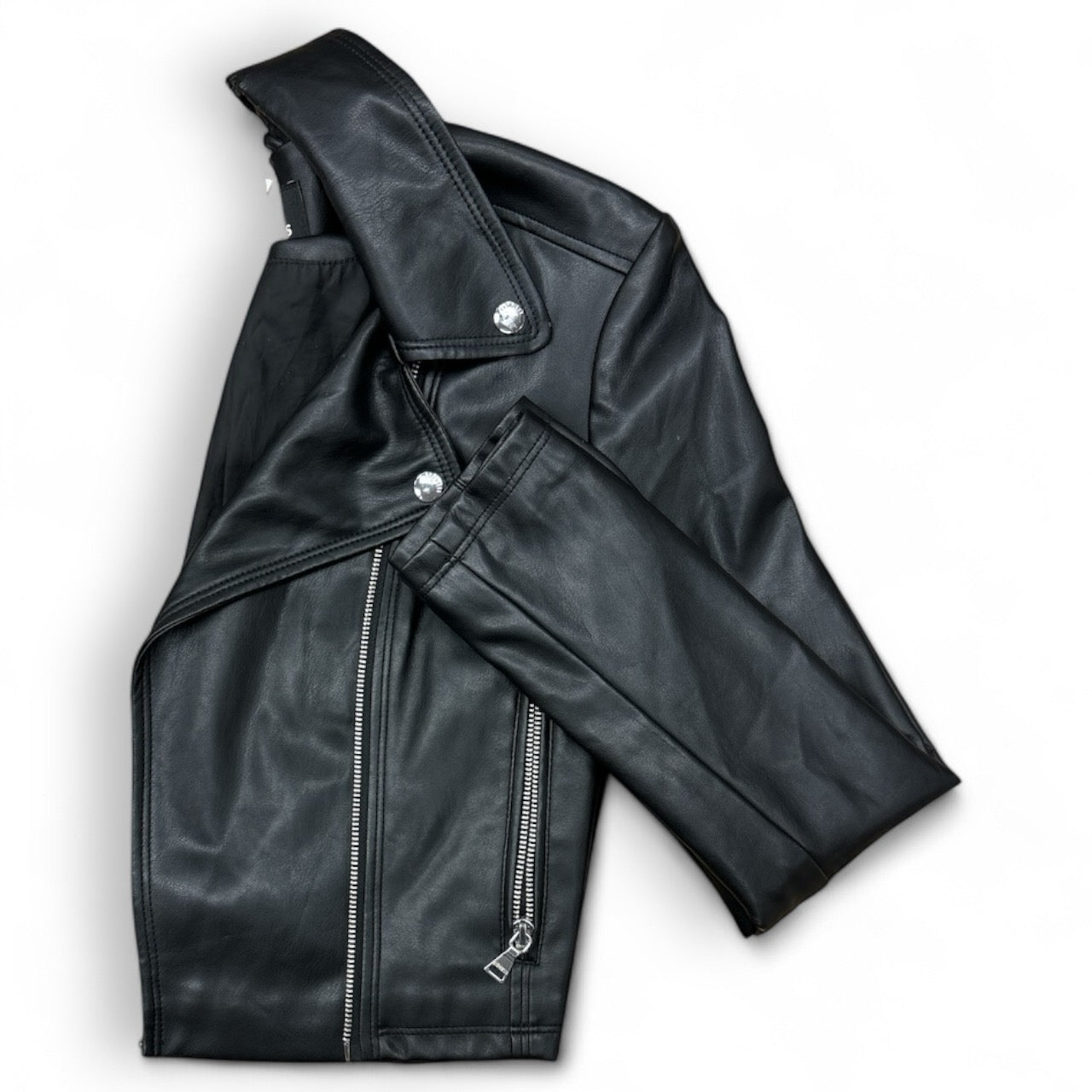 Jacket Leather By Express In Black, Size: Xs