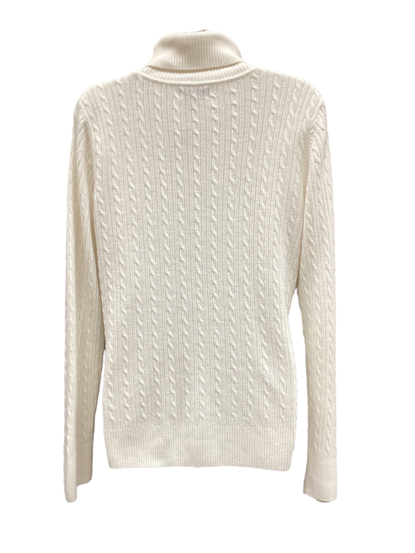 Sweater By Croft And Barrow In Cream, Size: Xl