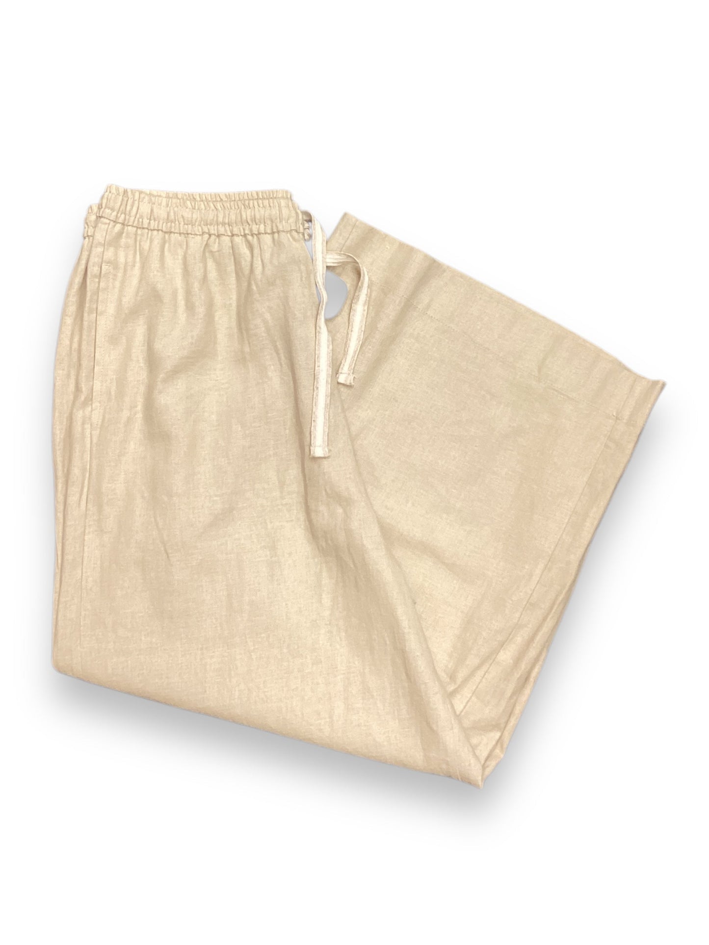 Pants Lounge By Max Studio In Tan, Size: L