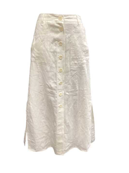 Skirt Maxi By Talbots In White, Size: 6