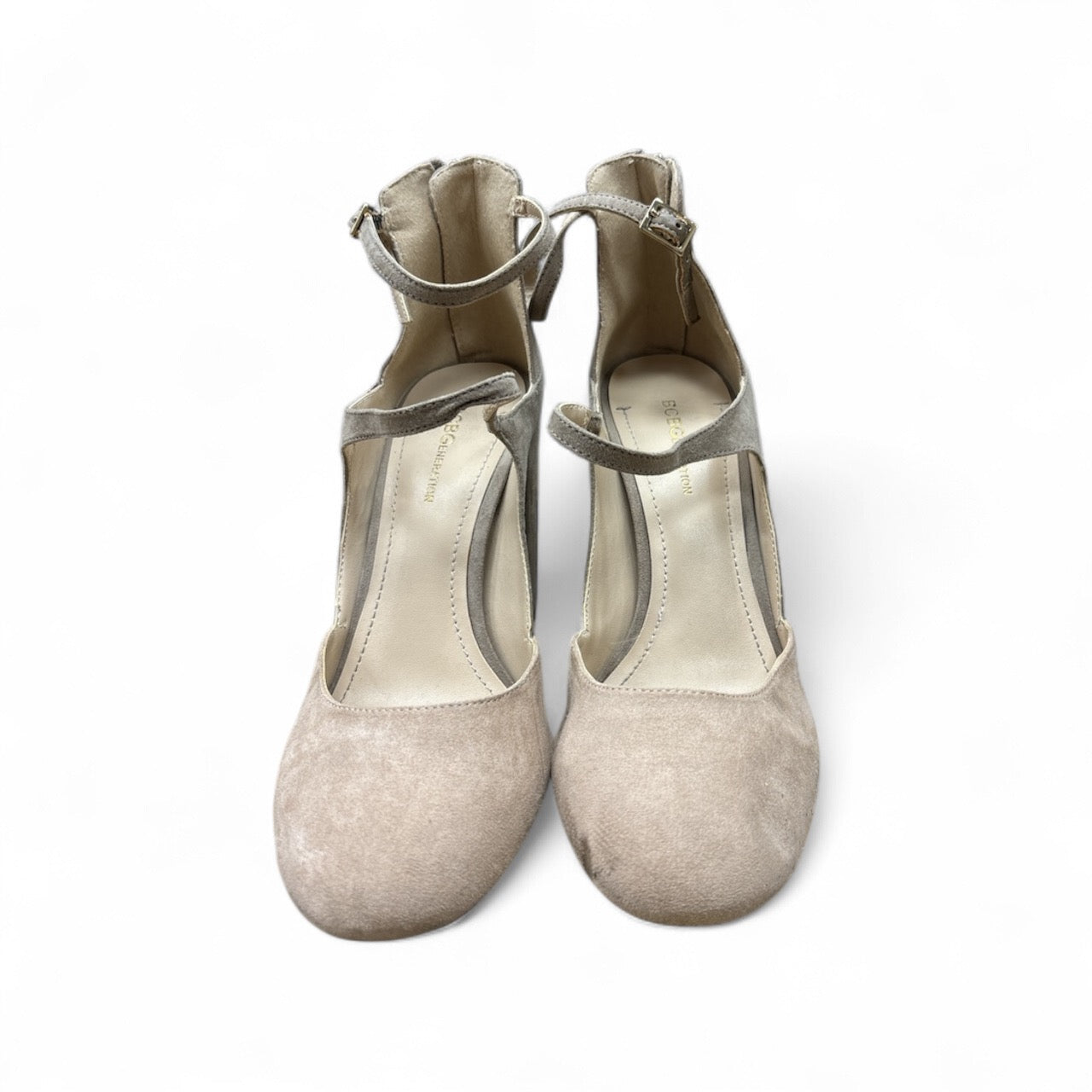 Shoes Heels Block By Bcbgeneration In Beige, Size: 9