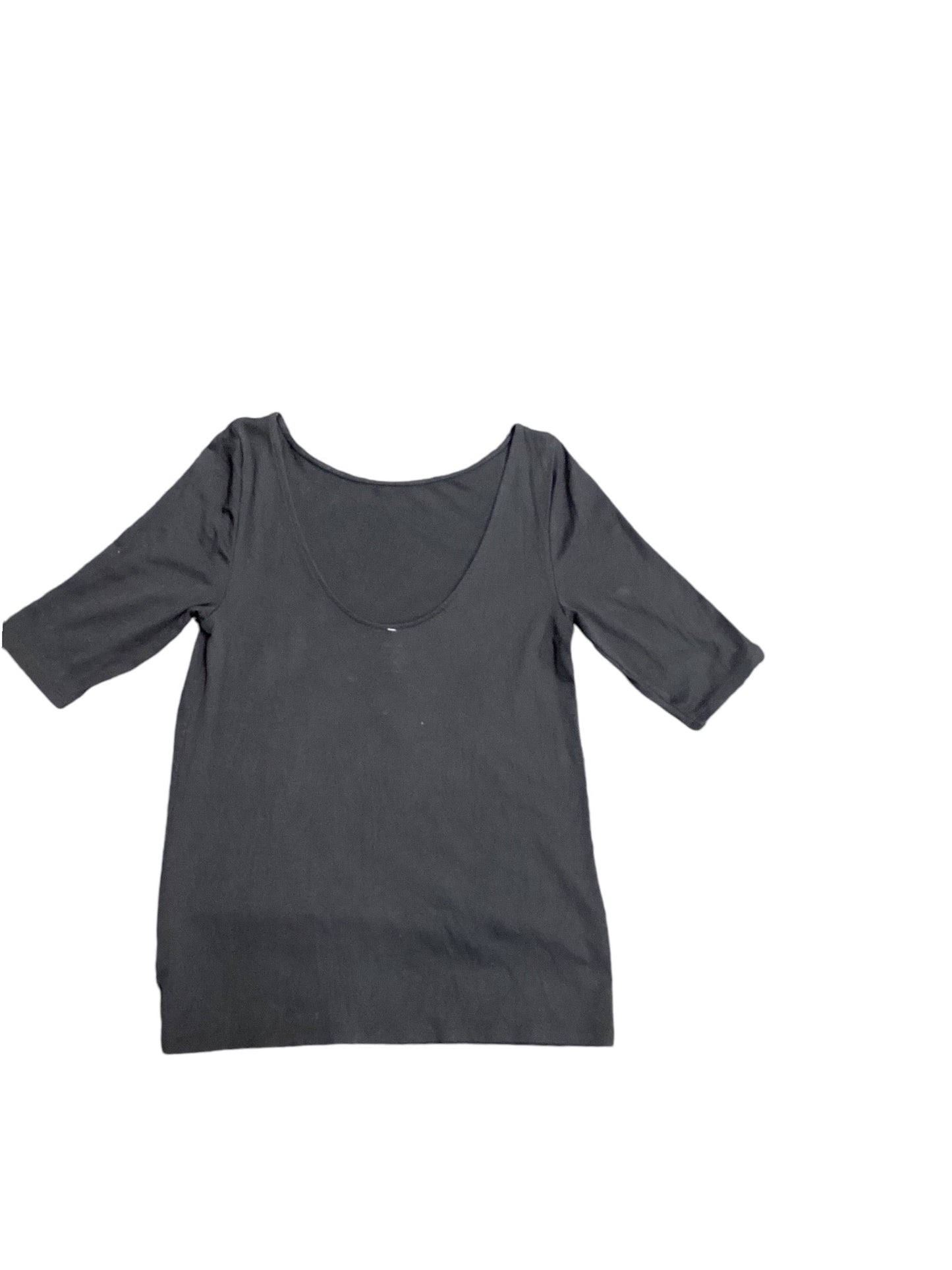 Top 3/4 Sleeve Basic By Old Navy In Black, Size: M