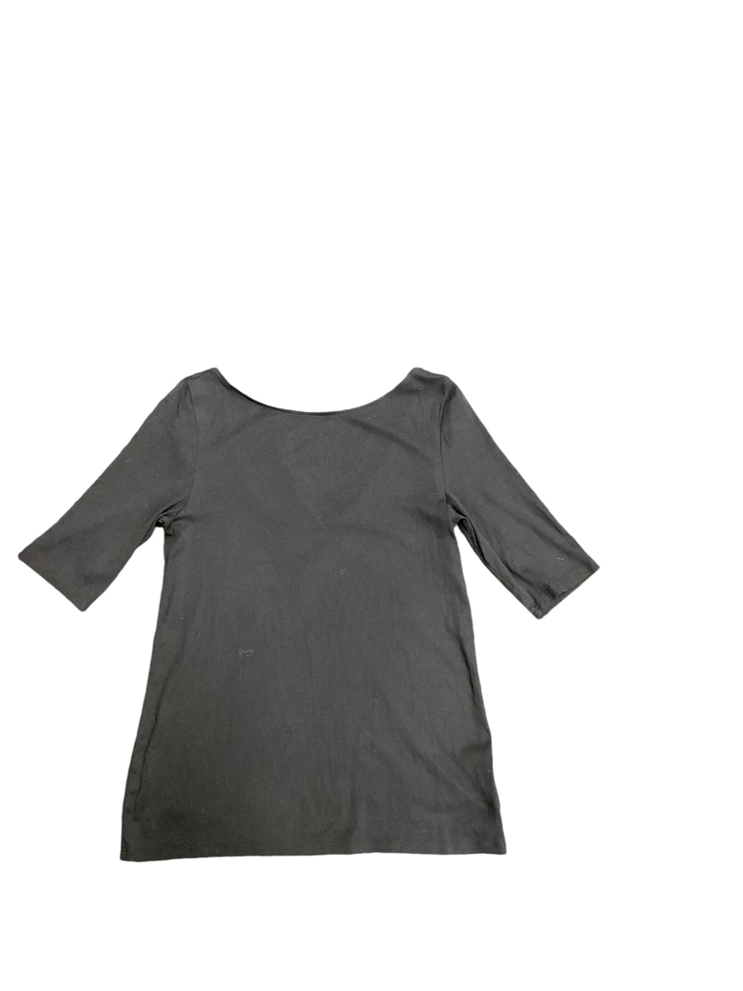 Top 3/4 Sleeve Basic By Old Navy In Black, Size: M