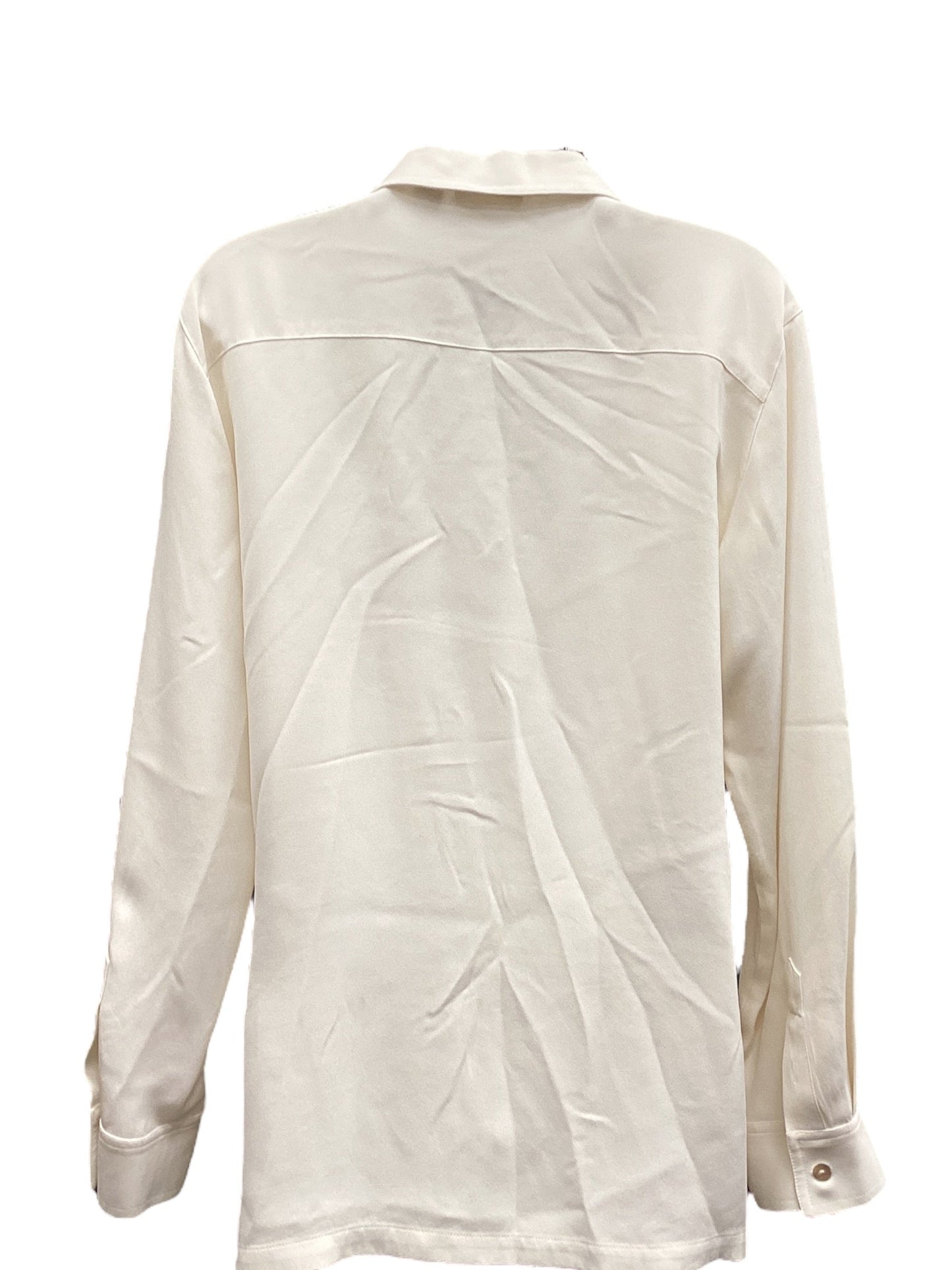 Top Long Sleeve By Chicos In White, Size: 2