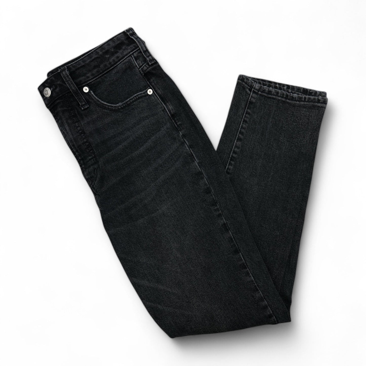 Jeans Straight By Madewell In Black, Size: 6