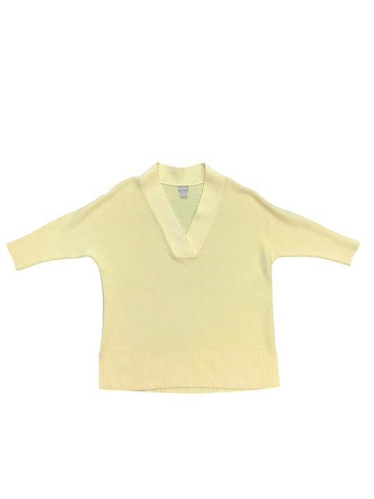 Sweater By Chicos In Yellow, Size: M