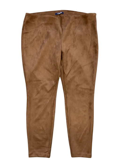 Pants Other By Chaps In Brown, Size: 2x