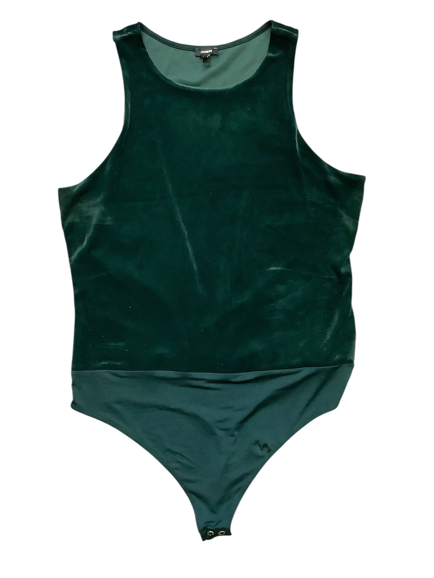 Bodysuit By Express In Green, Size: L