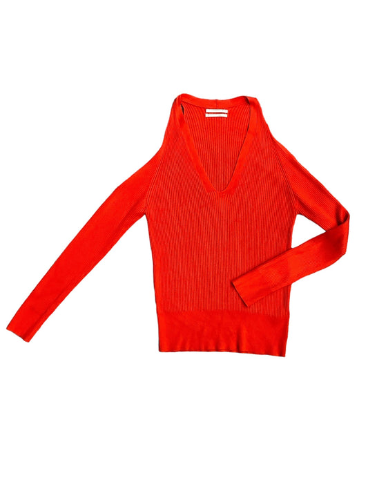 Red Sweater Anthropologie, Size Xs