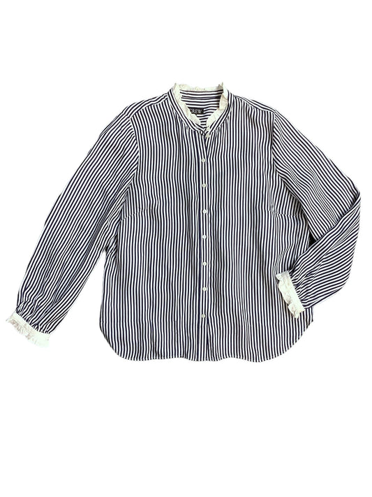 Top Long Sleeve By J. Crew In Striped Pattern, Size: 2x