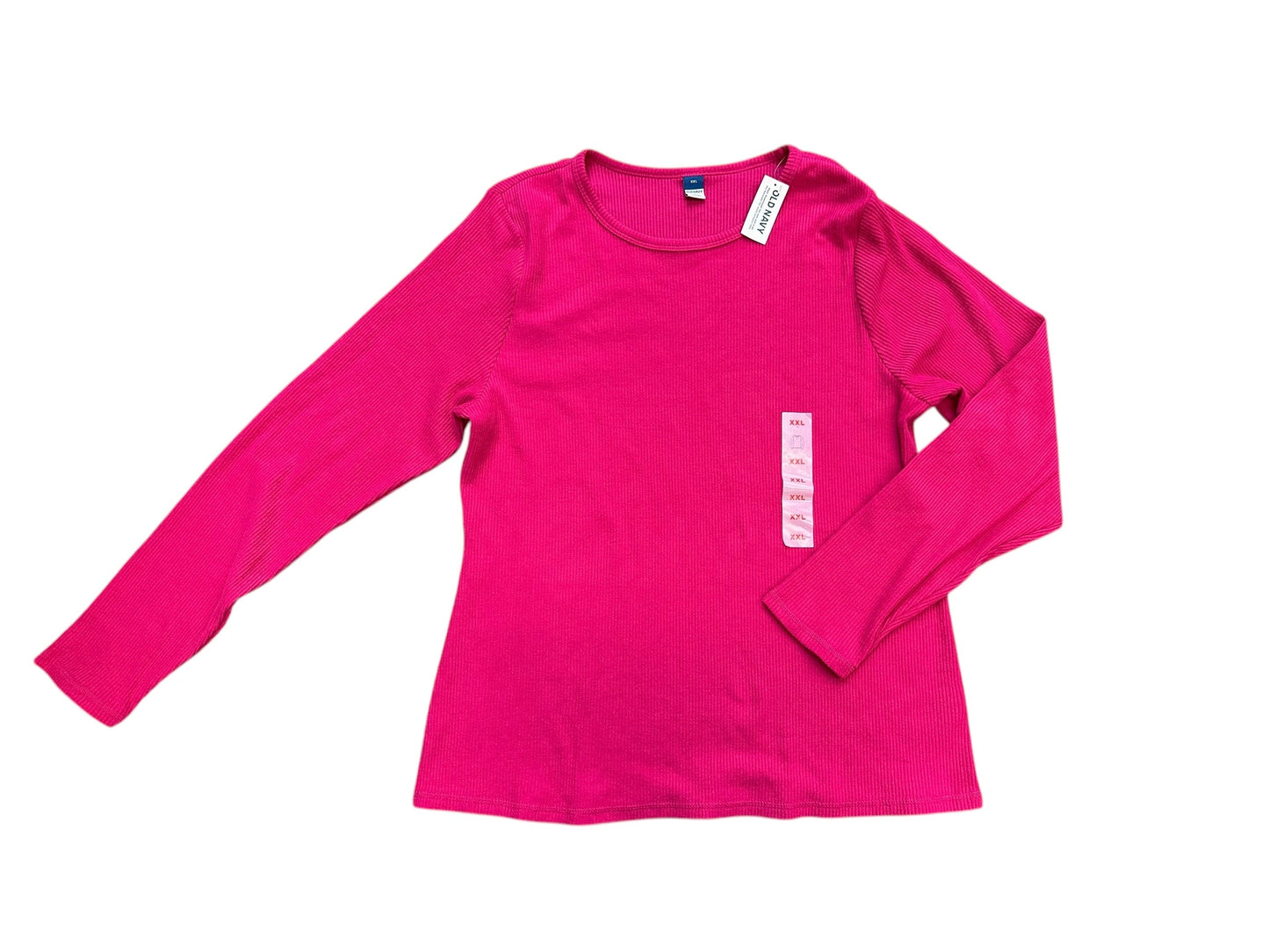 Top Long Sleeve Basic By Old Navy In Pink, Size: Xxl