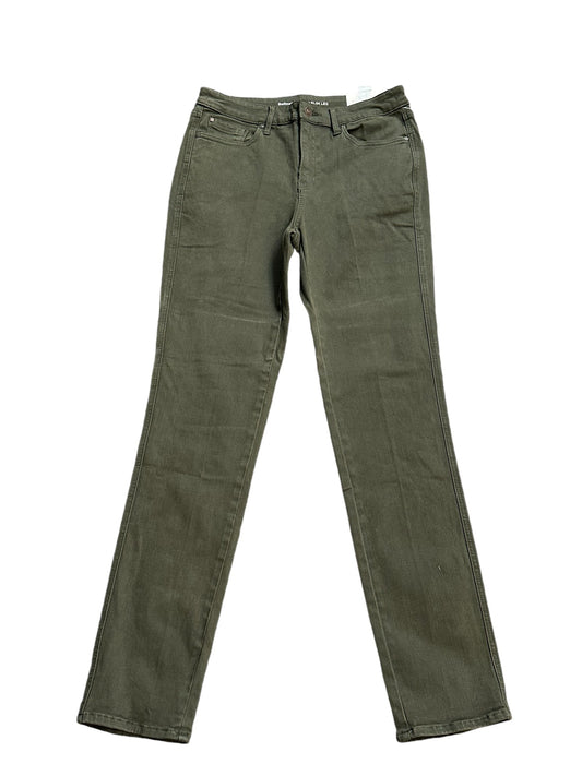 Jeans Skinny By Chicos In Green Denim, Size: 8