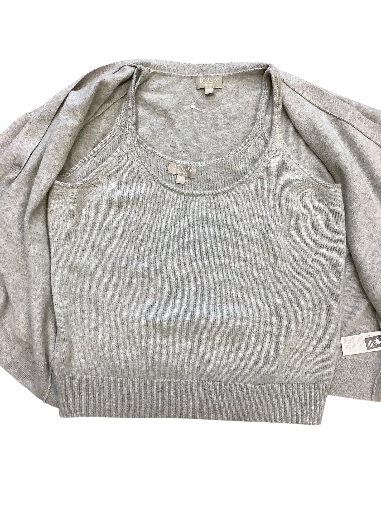 Sweater Cashmere By J. Crew In Grey, Size: 2x