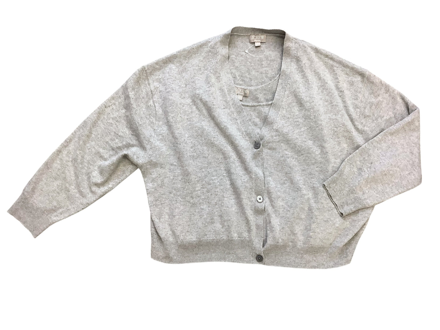 Sweater Cashmere By J. Crew In Grey, Size: 2x