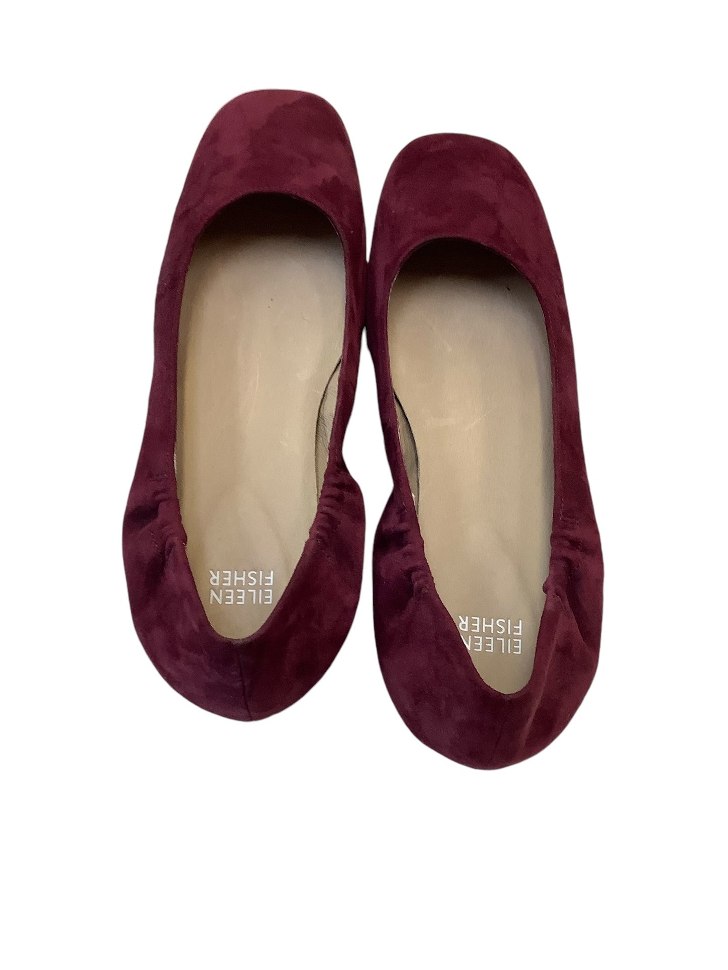 Shoes Flats By Eileen Fisher In Purple, Size: 8.5