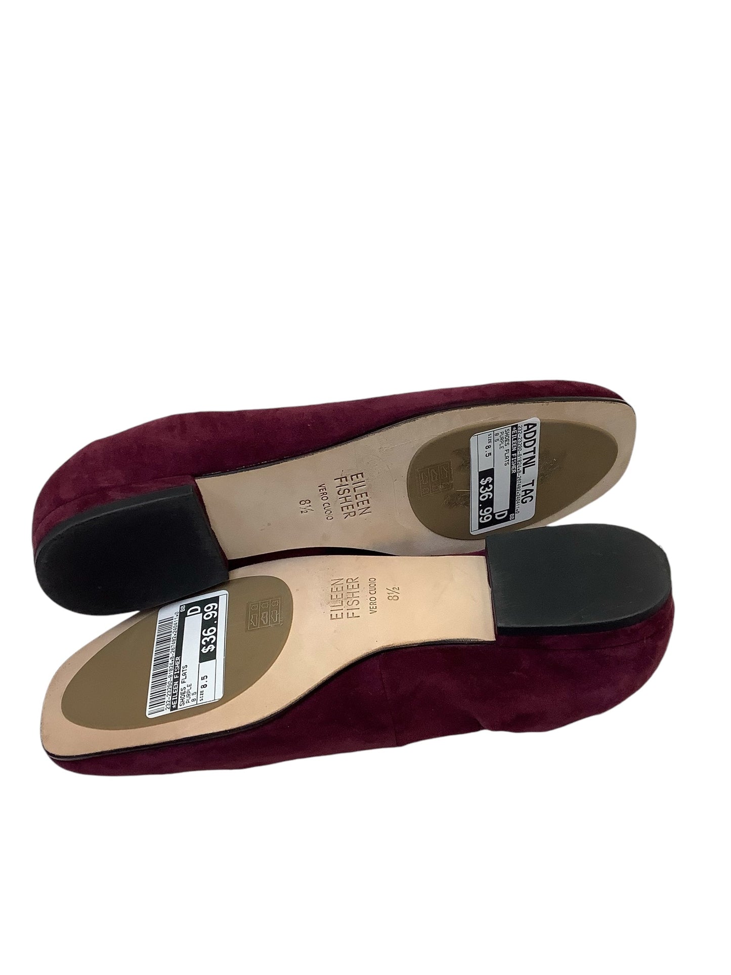 Shoes Flats By Eileen Fisher In Purple, Size: 8.5