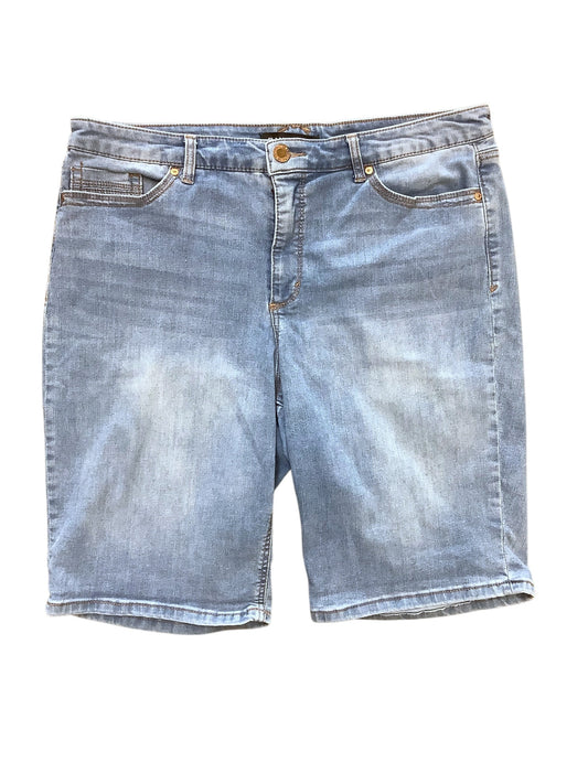 Shorts By Bandolino In Blue Denim, Size: 14