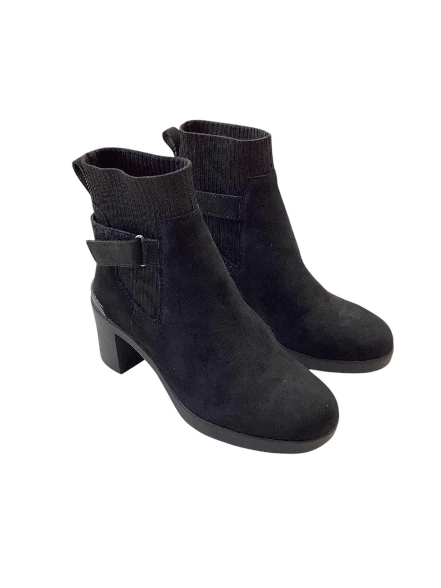 Boots Ankle Heels By Abeo In Black, Size: 6