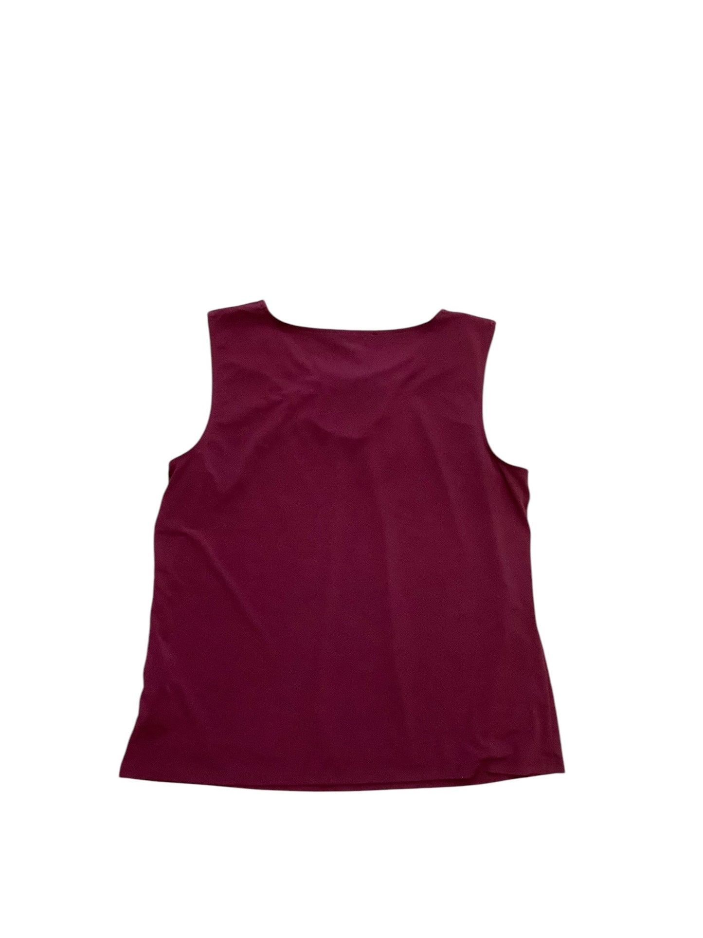 Top Sleeveless By Nine West Apparel In Purple, Size: L