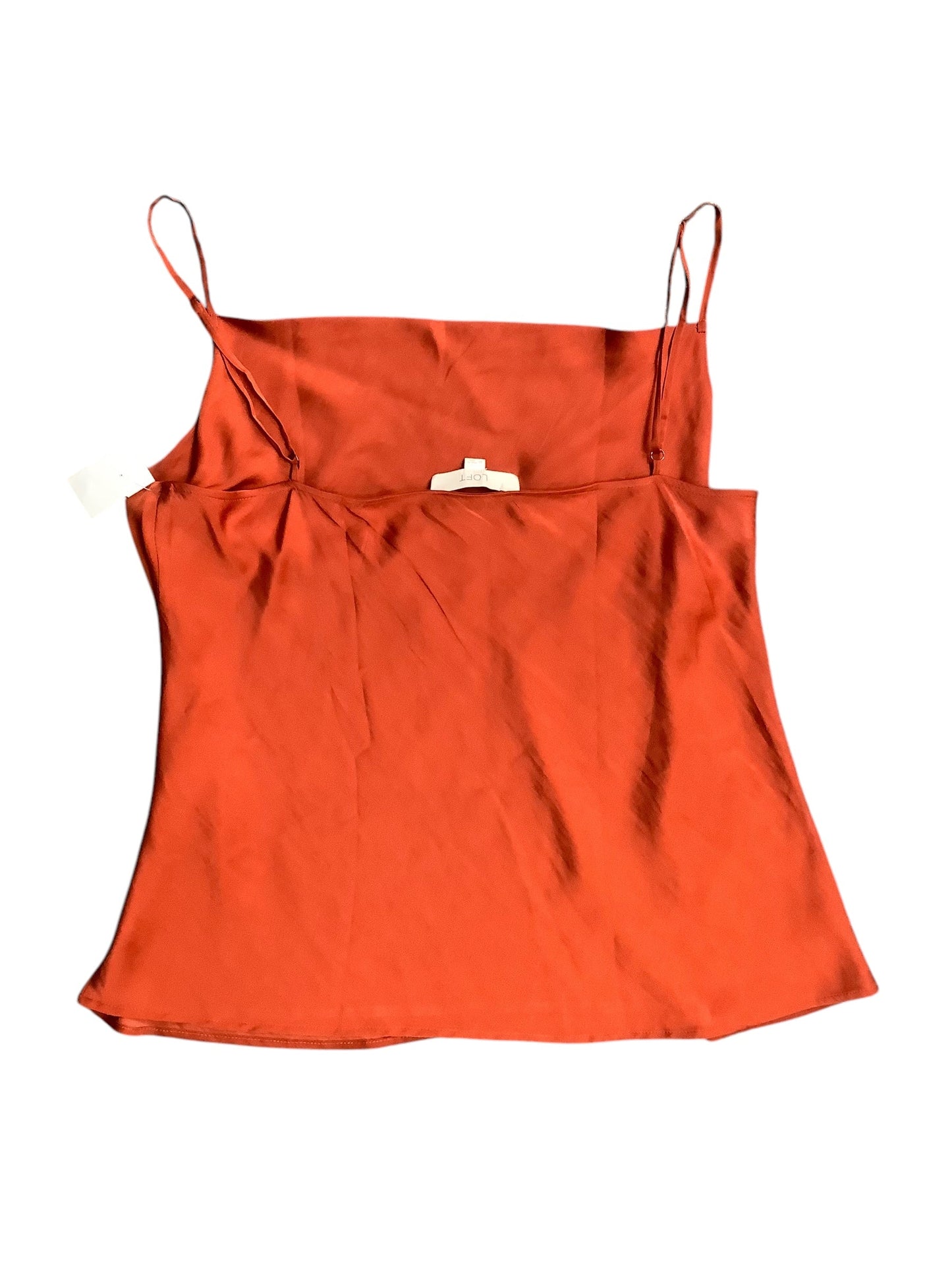 Top Sleeveless By Loft In Orange, Size: Xl