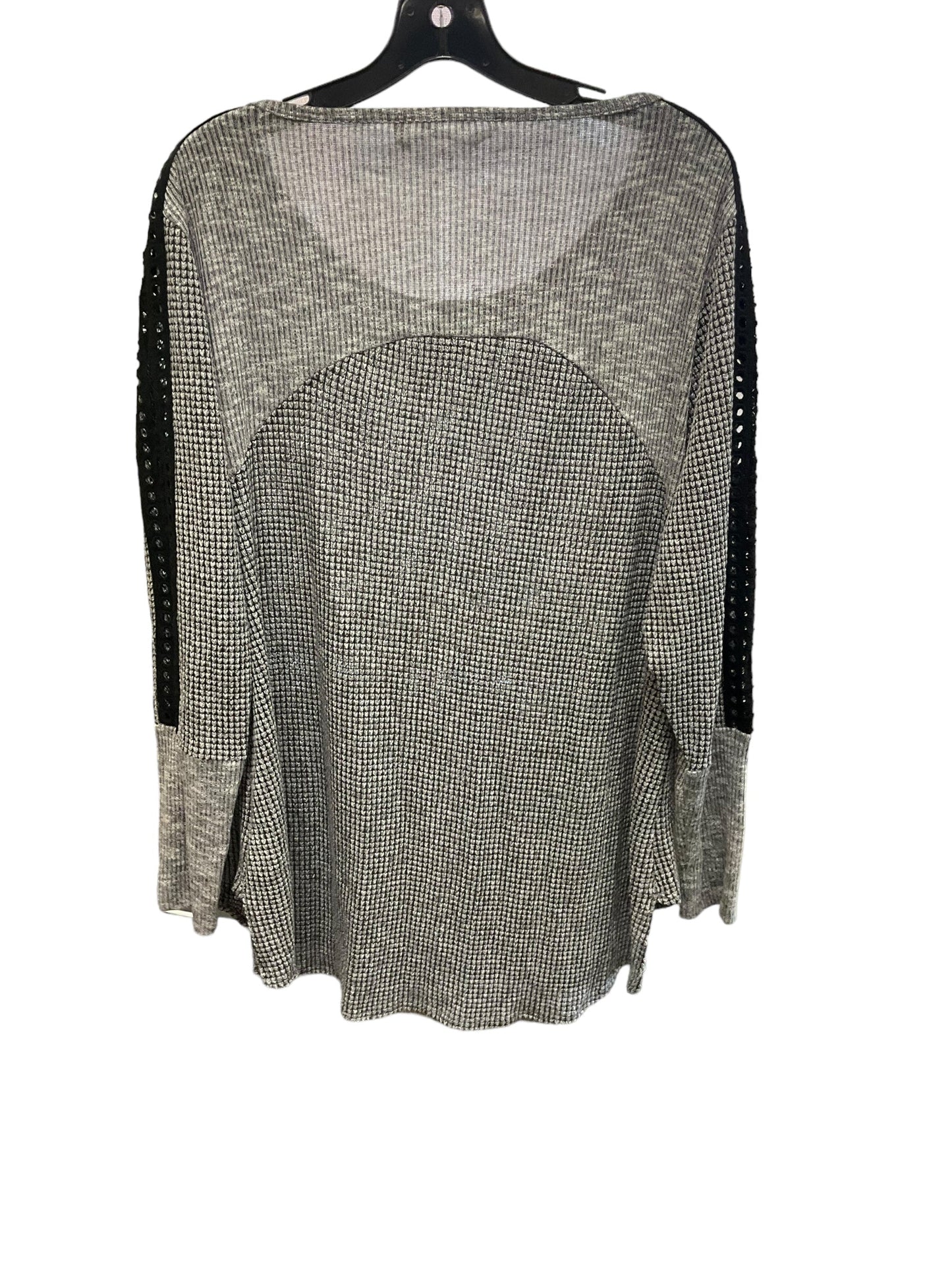 Top Long Sleeve By Soft Surroundings In Grey, Size: 24